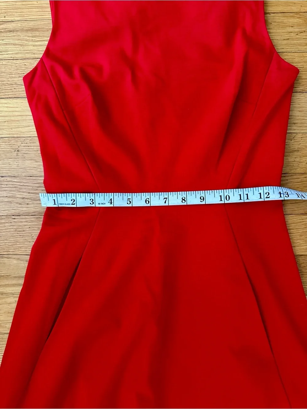 kate spade Red Sleeveless Fit-and-Flare Dress w Bow Detail On Back - Picture 15 of 16